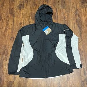Columbia hooded raincoat windmill lightweight jacket (NEW WITH TAGS)